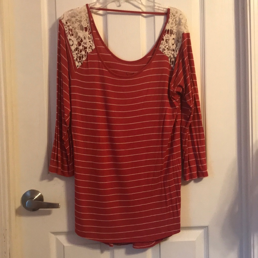 Red striped shirt